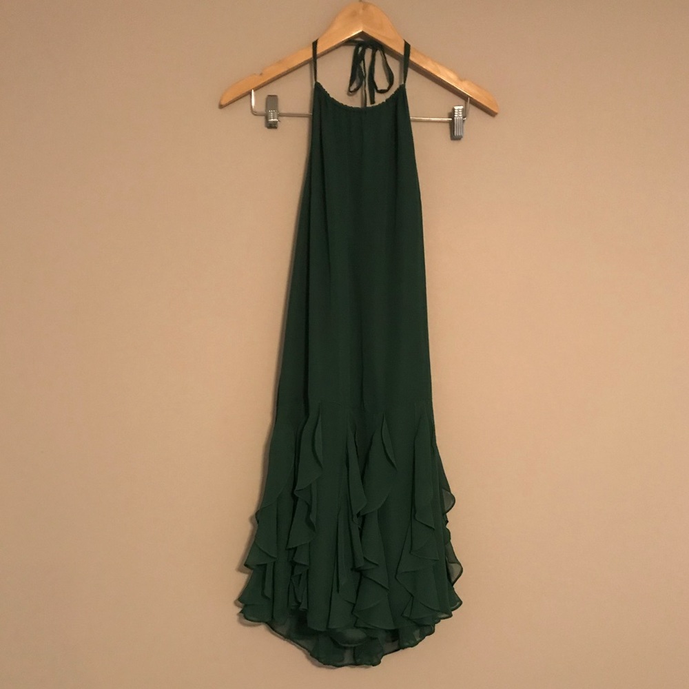 Classic Green Flowy Dress